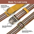 thumbnail image 4 of Didog Personalized Nylon Dog Collar Engraved Brass Buckle with Name and Phone S M L, 4 of 8