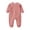 Pink, variant on Baby Boys Girls Pajamas Cute Long Sleeve Button Romper PJS for Infant Fall Winter Clothes Size 0-24 Months(Green,9-18 Months)