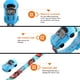 thumbnail image 3 of Reloj digital para niños Reloj de pulsera deportivo para niños con forma de coche de dibujos animados con reloj de pulsera electrónico con esfera desmontable Inevent EL4545-05, 3 of 7