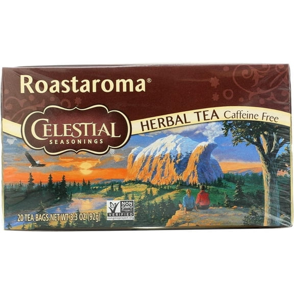 Celestial Seasonings, Herbal Tea, Roastaroma, Caffeine Free, 20 Tea Bags, 3.2 oz Pack of 2
