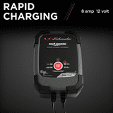 Schumacher 8-Amp 12-Volt Automotive Rapid Battery Charger, SC1279