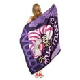 thumbnail image 5 of Disney Alice in Wonderland Cheshire Cat Blanket Plush Fleece Throw 46" x 60", 5 of 5