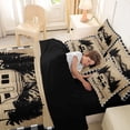 thumbnail image 5 of Catabedysis Vintage Plaid Camping 7-Piece Twin Bedding,Camper Silhouette Print Bedding Comforter Set For Boys,Multicolor,Black Reversible, 5 of 7