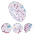 thumbnail image 3 of Unique Bargains 1 Pc Women Comfortable Shower Cap for Bathroom Business Travel Blue Pink EVA, 3 of 4