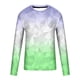 thumbnail image 4 of Blusas y camisas de manga larga con cuello redondo para hombre, blusas casuales de cuello redondo y manga larga, camisetas estampadas, blusas para hombre, 4 of 5