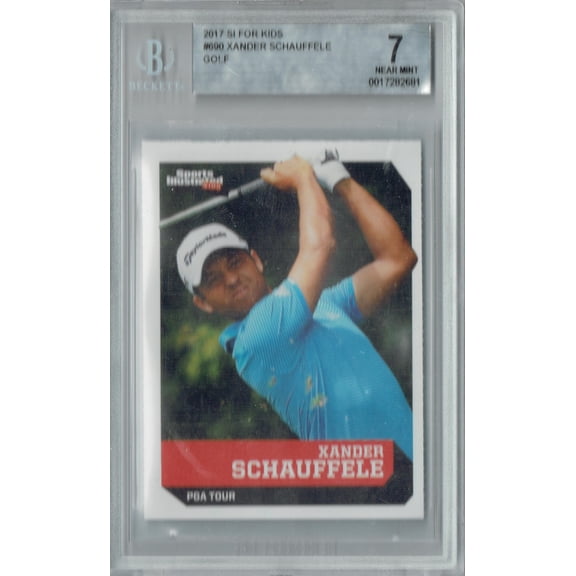 2017 BGS 7 Xander Schauffele S.I. for Kids #690 PGA TOUR Rookie Card USA
