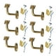 thumbnail image 1 of 6 soportes para barandilla de escalera, pasamanos fijos para escalera 6 cm x 8 cm, 1 of 9