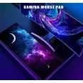 thumbnail image 4 of Space Universe Mouse Pad, Violet Planets Large Mouse Pads, Portable Office Non-Slip Rubber Base XL Mouse Pad for Desk Mat, 4 of 6
