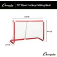 thumbnail image 5 of Champion Sports Floor Hockey Collapsible Goal (Red, 72 x 48 x 24-Inch), 5 of 5