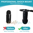 thumbnail image 4 of Micrófono Shock Mount Blue Yeti con soporte en forma de brazo, color negro, 4 of 7