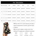 thumbnail image 3 of Women ‘s Summer Ruffle Sleeve  Neck Mini Dress Solid Color Casual Loose Flowy Swing A Line Pleated Beach Sundress, 3 of 7