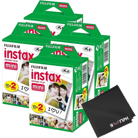 KOMI Fujifilm instax mini Instant Camera Film Polaroid paper One time image instax Mini Film 3 inch white border paper 20 sheets per box capture memory anytime, anywhere