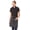 Dark Grey, variant on Unisex Half Bistro Server Apron, Kitchen Apron with Pocket, Black
