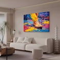 thumbnail image 3 of Abstract Art Modern Decorative Painting Feet Framed Canvas Poster Bedroom Decor Sports Landscape Office Room Decor Gift,Frame-style,28×41inch (70×105cm), 3 of 8