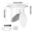 thumbnail image 3 of Beforeyayn Bathroom Urinal Hole Plug Stopper, Odor Proof Seal for Toilet and Drain Maintenance, Sanitary Silicone Plugger for Cleaning and Hygiene, Bathroom Accessory, 3 of 9