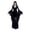 Black, variant on UDAUDU Womens Gothic Bat Sleeve Halloween Costume Lace Patchwork Velvet Goth Vintage Fancy-Dress Costumes Black