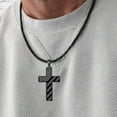 thumbnail image 4 of 10-18 Years Old Birthday Gifts for Men, Black Cross Necklace Birthday Decorations for Men, Son, Grandson, Nephew, 4 of 7