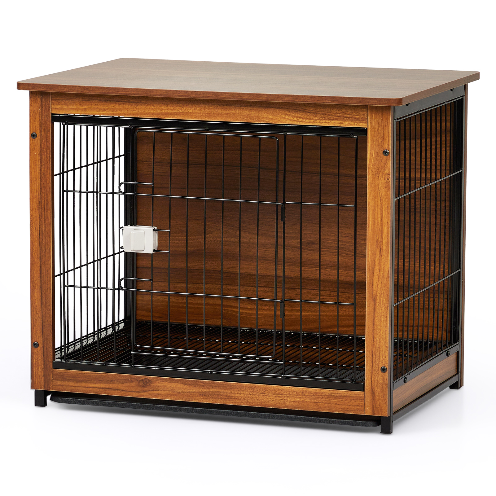 Dog Crate Furniture,Wooden Dog Crates with Removable Tray,Decorative