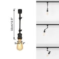 thumbnail image 3 of FSLiving H-Type Track Pendant Lights with Adjustable Arm, Vinatge Design DIY Lighting Customizable for Gallery Loft Sloping Ceiling Decor (Ceiling Track & Bulb are Sold Separately) - Set of 3, 3 of 9