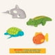 thumbnail image 4 of Bath Toys Battat Paddling, paquete de 4 animales de bañera, más de 2 años, 4 of 6