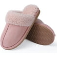 thumbnail image 3 of Women's Fuzzy Memory Foam Slippers Fluffy Winter House Shoes Indoor and Outdoor, 3 of 13