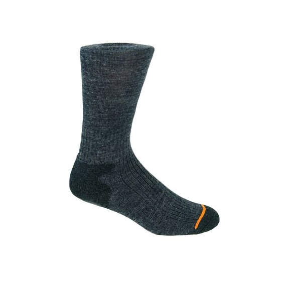 WEATHERPROOF WEATHERPROOF Premium Wool Blend Crew Socks Blue and Gray
