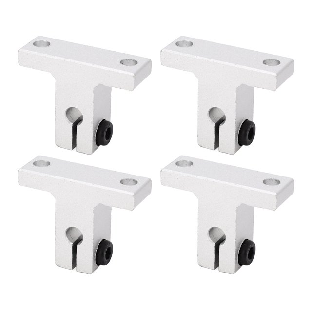 Soporte de guía de sujeción lineal, 4 piezas Riel lineal Varilla de sujeción de riel de movimiento lineal Soporte de sujeción de riel lineal Diseñado para precisión