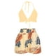 thumbnail image 1 of Traje de cintura de cintura deportiva con estampado floral de verano para mujer Traje de tres piezas informal de moda Wmkox8yi  bvn2826, 1 of 7