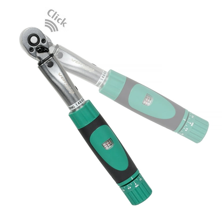 VENZO Bicycle Bike Torque Wrench Allen Key Tool Socket Set Kit 1 4