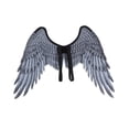 thumbnail image 2 of 3D Halloween Angel Wing Model Children Size 72x54cm Accessory for 5-10 Years Old, 2 of 6