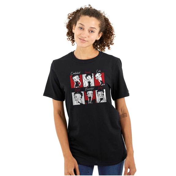 Betty Boop Motivational Squares Women's Graphic T Shirt Tees Brisco Brands S
