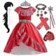 thumbnail image 1 of Red Peplum Skirt Girls Princess Dress G, 1 of 2