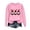 MO45-Sweatshirt-Pink, variant on Lightweight Christmas Sweatshirts for Women Funny Gnome Crewneck Sweatshirt Loose Casual Drop Shoulder Pullover Tops XXL
