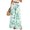 Mint Green, variant on TRUBKH boho pants for women High Waist Wide Leg Pants Floral Solid Long Palazzo Pants Womens Summer Casual High Waist Pant 2025 Beach Vacation Outfits palazzo pants for women womens Blue L