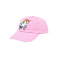 thumbnail image 2 of Unicorn Youth Sized Adjustable Baseball Hat, Pink, 2 of 5