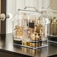 thumbnail image 3 of 1PC Makeup Storage Organizer With Lid And Drawers Acrylic Cosmetic Display Case, 3 of 5