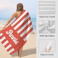 thumbnail image 3 of Personalized Beach Towel for Kids & Adults with Name 400GSM Custom 100% Microfiber Pool Towel Ultra Absorbent Super Soft Towels Personalized Gift for Women Men, 3 of 8