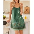 thumbnail image 3 of Ekouaer Nightgowns for Women Spaghetti Strap Night Gown Sleeveless Sleep Dress Chemise Sleepwear, 3 of 6
