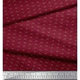 thumbnail image 2 of Soimoi Red Cotton Poplin Fabric Geometric Arrow Tribal Decor Fabric Printed Yard 56 Inch Wide, 2 of 3