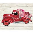 thumbnail image 3 of Be Mine Ltd Old Truck Collection 14x12 Black Modern Framed Museum Art Print Titled - Sheena Pike Art And Illustration, 3 of 5