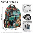 thumbnail image 7 of KUIFORTI Reading Capybara Girls Backpack Kids School Bag Comfortable Lightweight with Multiple Organizer Pockets Suitable for Elementary Middle Daily Use, 7 of 7