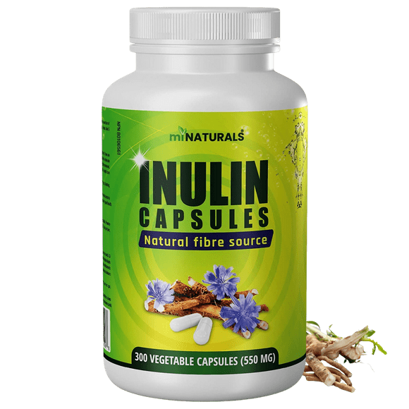 Gélules de Fibres d'Inuline - 300 Gélules Végétales