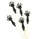 thumbnail image 2 of 10 Unids / set Halloween Papel Zombie Brazo Placa Imitación Zombie Mano Herramienta de Decoración de Pasteles (Negro), 2 of 6