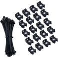 thumbnail image 1 of Magnetic Cable Tie Mount Black Multipurpose Magnetic Cable Holder Cable Tie Magnet Wire Management, 1 of 5
