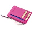 thumbnail image 1 of CAROOTU Women Men Lady Wallets Purse Zipper PU Small Mini Soft Thin For Money Card Coin, 1 of 7