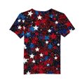 thumbnail image 5 of Amidoa Boys 4th of July T Shirts- Soft Casual Short Sleeve Crewneck Kids Patriotic Clothes Multicolor Size 5, 5 of 5
