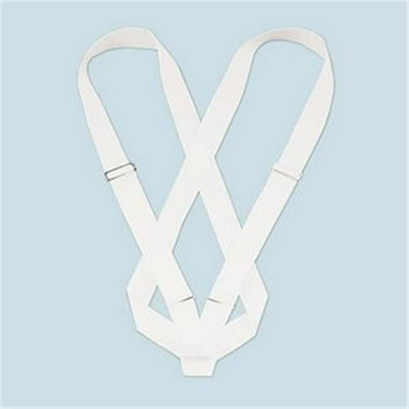 Annin Flagmakers 660008 Double Strap White Web Parade Belt