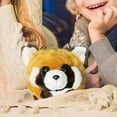 thumbnail image 5 of Bolso bandolera realista con forma de mapache para niños y adultos. Bonito bolso con temática animal, perfecto para los amantes de los animales (20 cm)., 5 of 5