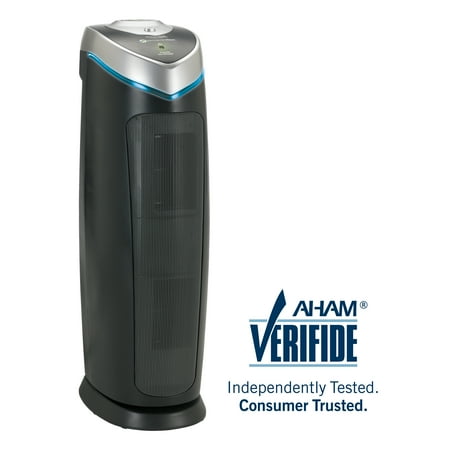 Germ Guardian GermGuardian®AC4825DLX 4-in-1 Air Purifier with HEPA Filter, UVC Sanitizer and Odor Reduction, 22-Inch (Best Electrostatic Air Purifier)