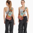 thumbnail image 2 of Retro Style Travel Sling Backpack for Women Men, Earthy Boho Small Shoulder Pack for Photography & Commuting, 2 of 4